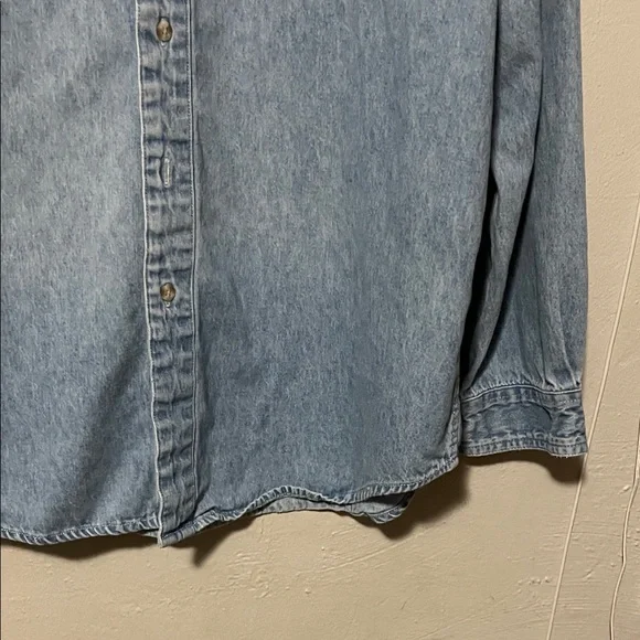 Disney Vintage Denim Blue Shirt with Embroidered Design - Picture 5 of 8